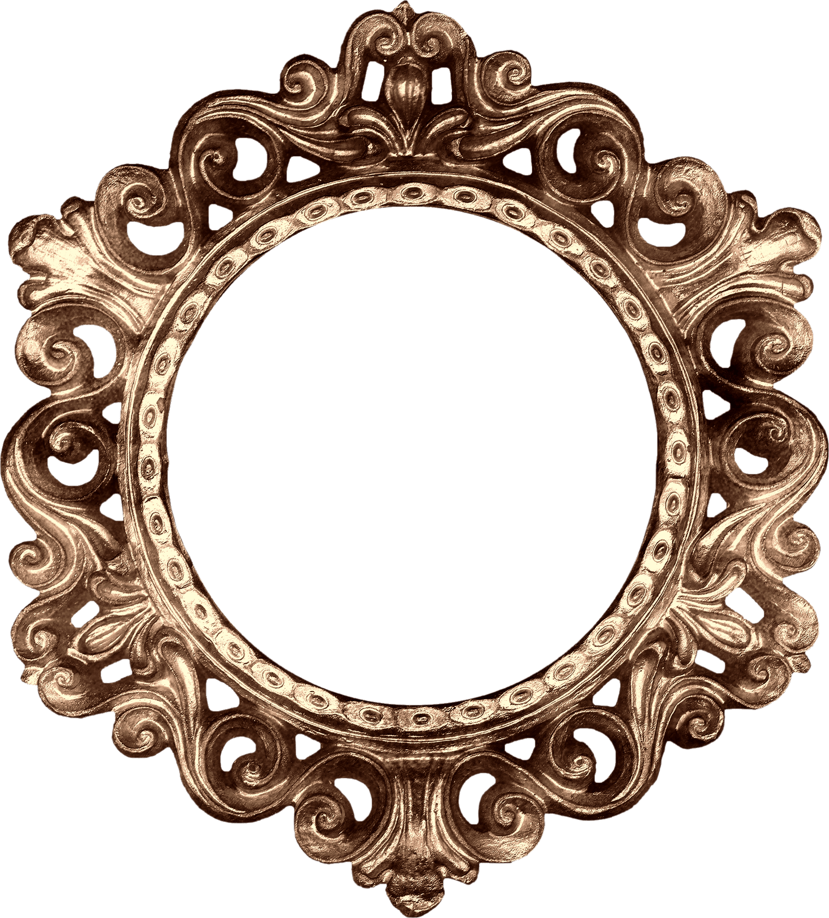 Picture frame without a background.